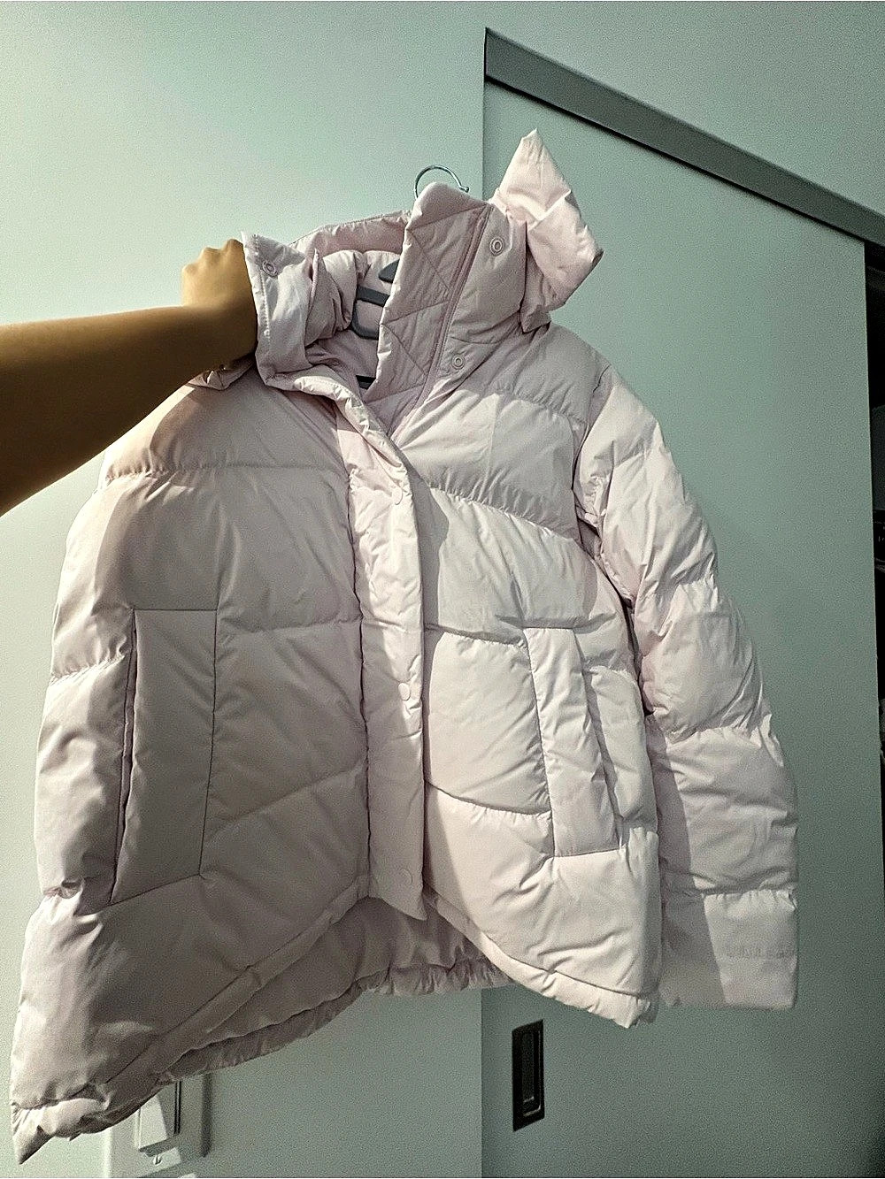 lululemon Wunder Puff Cropped Jacket Pink
